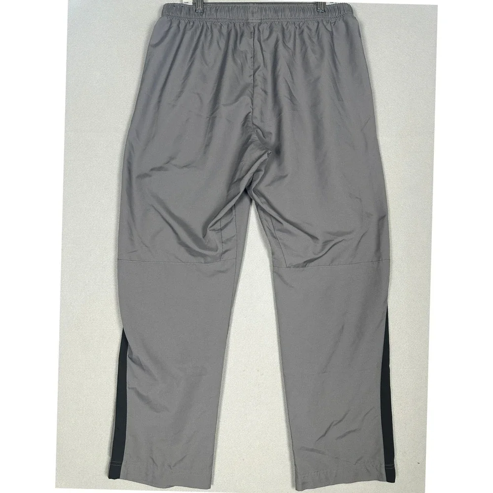 Nike Dri-FIT Pants Mens 2XL Grey Athletic Training Running Stretch Waist Swoosh